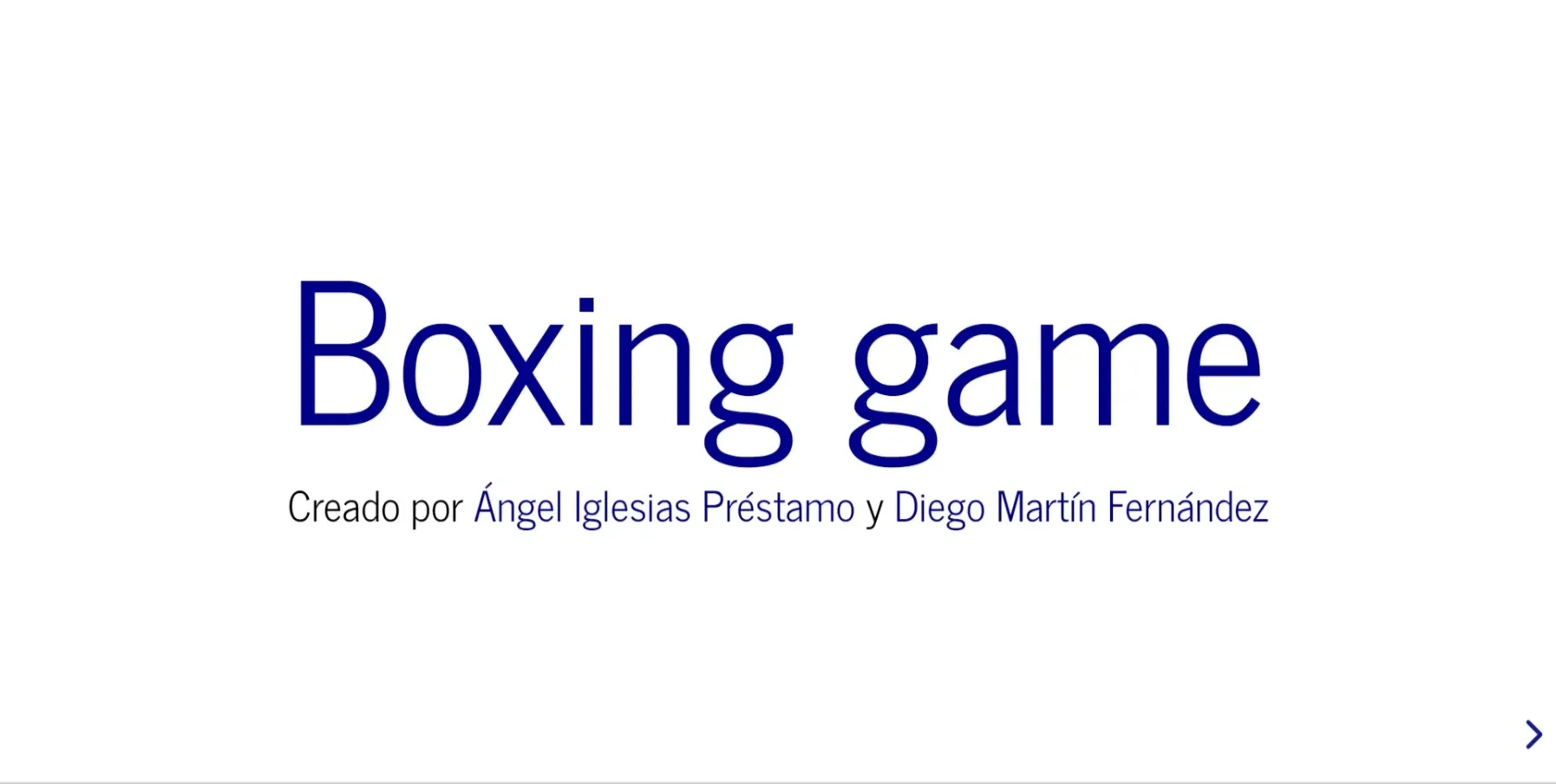 Boxing Game